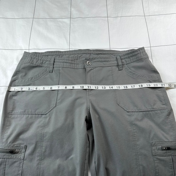 Kuhl Pants Womens 16 Regular Gray Horizn Skinny Ripstop Hiking Travel Casual - Picture 9 of 12